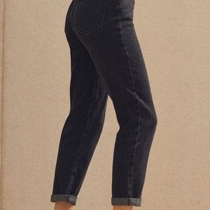 PacSun Mom Jeans Grey Black 26 High Waist NEW